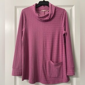 Soft surroundings oversized stripped sweater size small women’s
